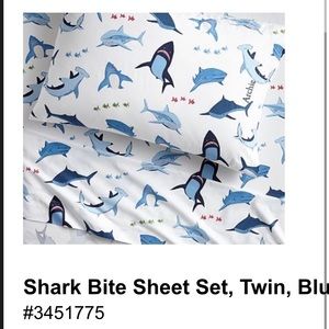 Pottery barn shark sheets